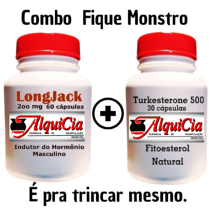 Combo fique monstro com Turkesterone e LongJack.