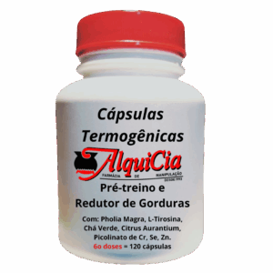 Cápsulas Termogênicas Pré- Treino e queimador de Gorduras