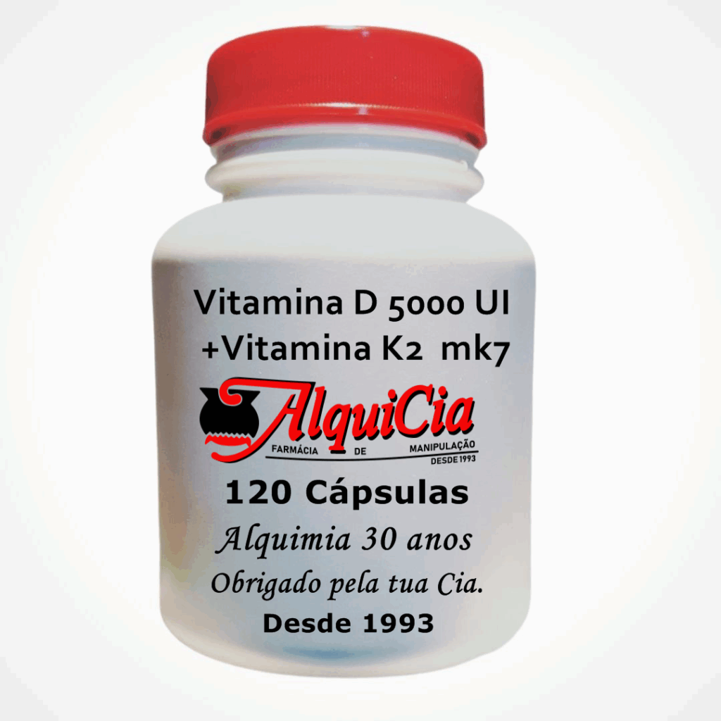 Vitamina D com Vitamina K2 pote