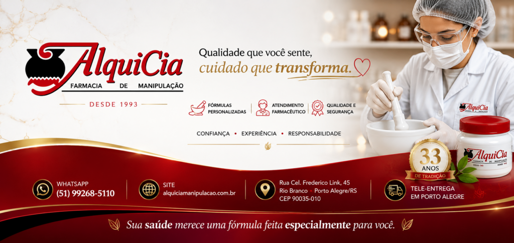 Quanto Custa um Medicamento Manipulado? | AlquiCia 5 AlquiCia Farmácia de Manipulação em Porto Alegre, no bairro Rio Branco, com atendimento farmacêutico, fórmulas personalizadas, qualidade e segurança desde 1993.